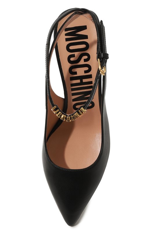 фото Кожаные туфли moschino