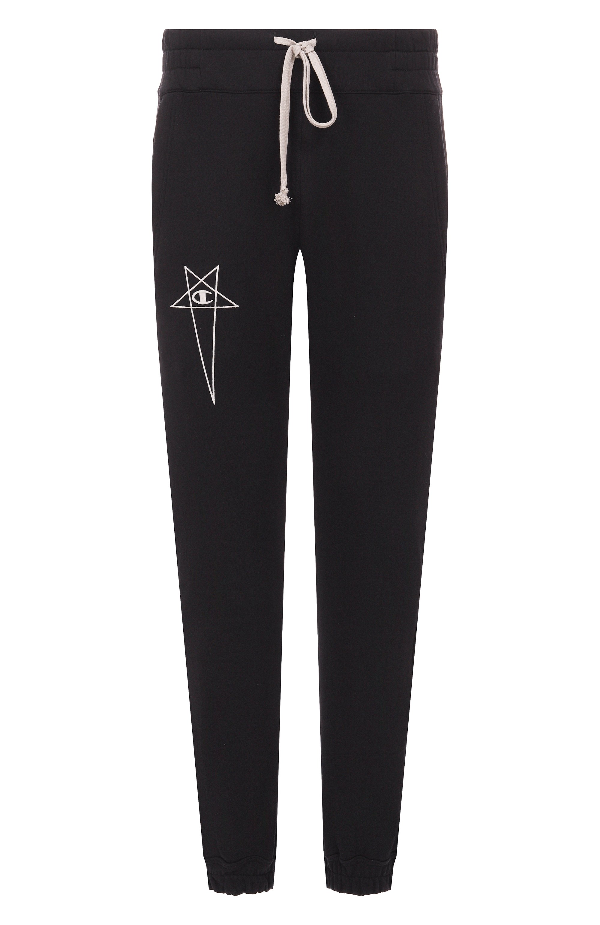 Хлопковые джоггеры rick owens x champion RICK OWENS, арт. CM01E1685/CHFE, фото 1