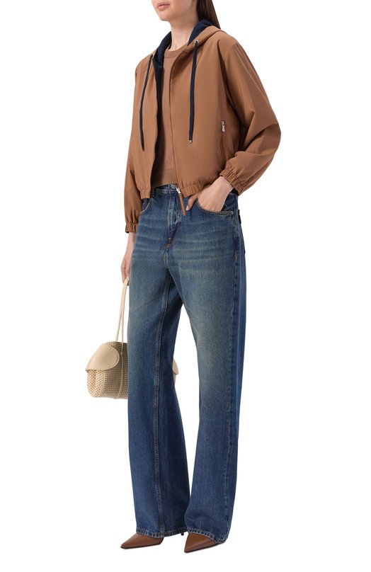 Шелковый пуловер Gran Sasso 43251/23550 Коричневый  43251/23550 Фото 2