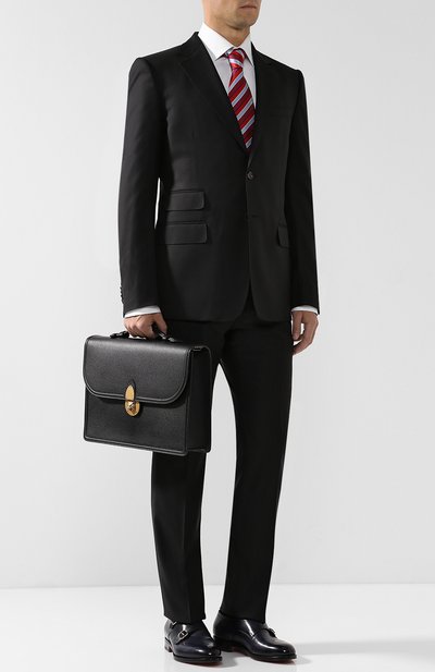 Кожаный портфель с плечевым ремнем GUCCI, арт. 495657/DJ2JD, фот о 2