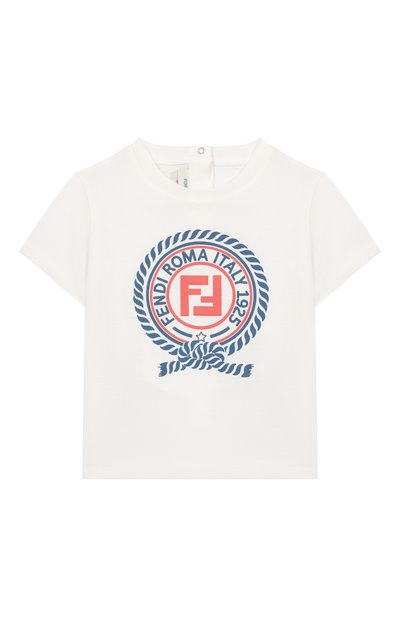 Хлопковая футболка FENDI, арт. BMI284/7AJ