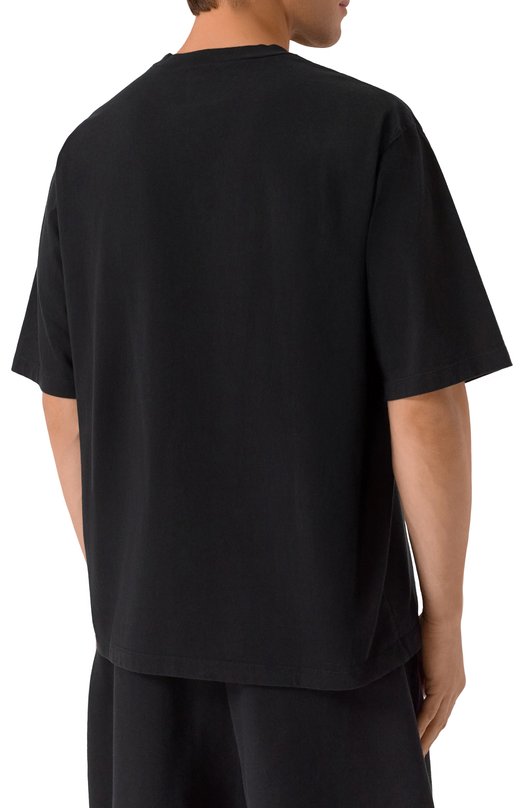 Хлопковая футболка Dsquared2 S74GD1457/S24583 Чёрный  S74GD1457/S24583 Фото 4