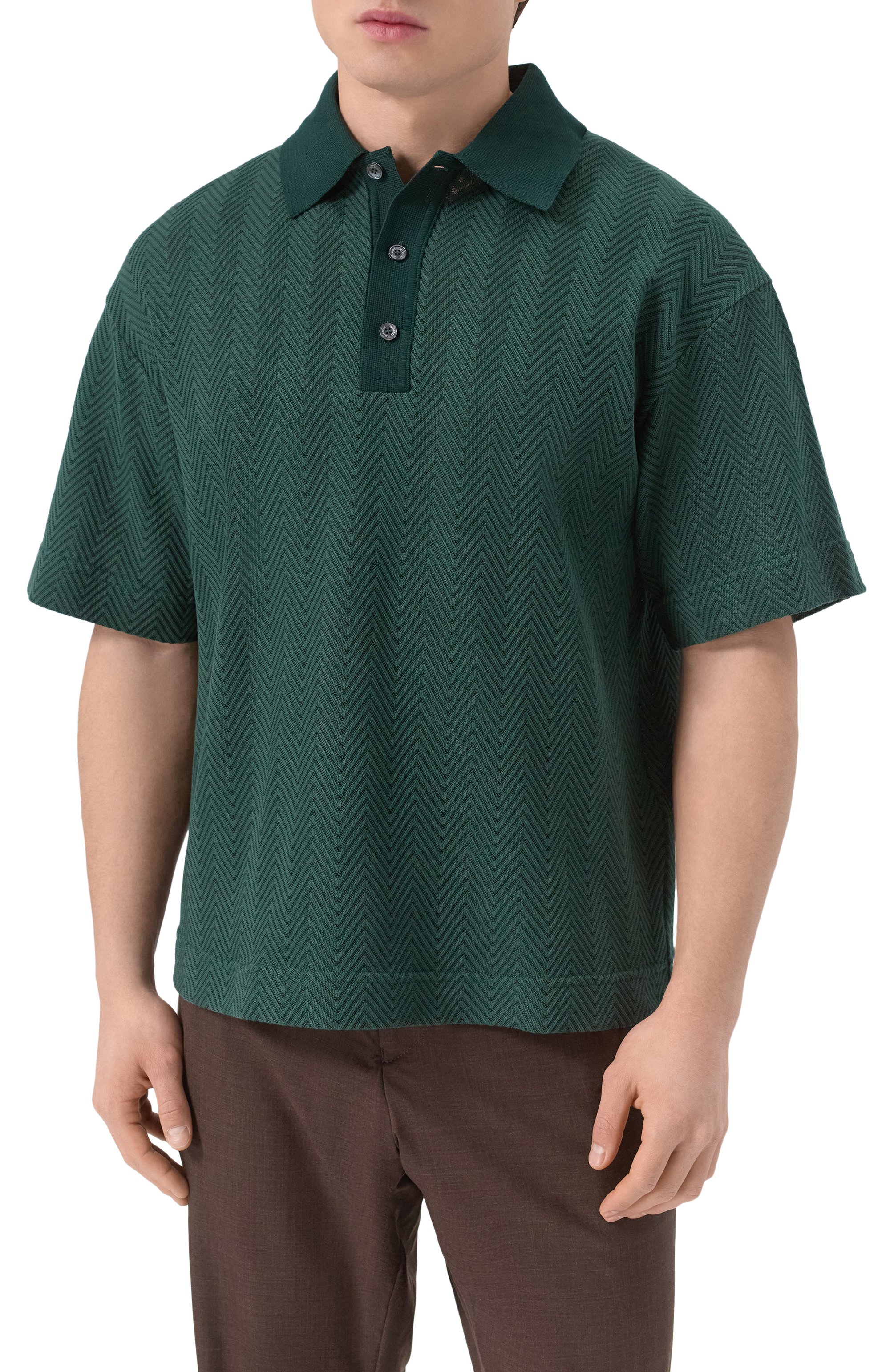 Хлопковое поло MISSONI, арт. US25S20N/BR0122, фото 3