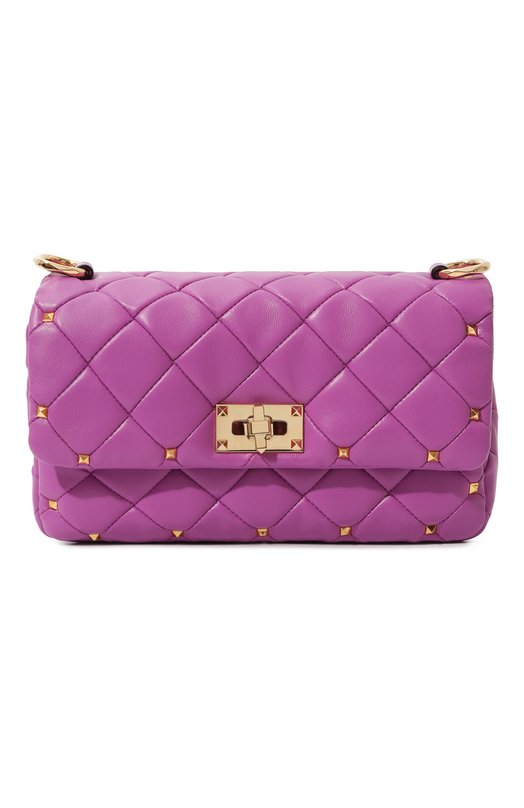 Сумка Rockstud Spike small  Valentino 5W2B0Q04/IGX Фиолетовый 5W2B0Q04/IGX
