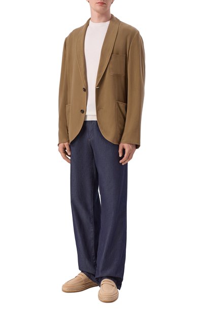 Замшевые лоферы GIORGIO ARMANI, арт. X2A408/XF686, фото 2