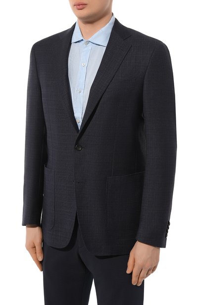 Шерстяной пиджак CANALI, арт. 13275/FC04500, фото 3