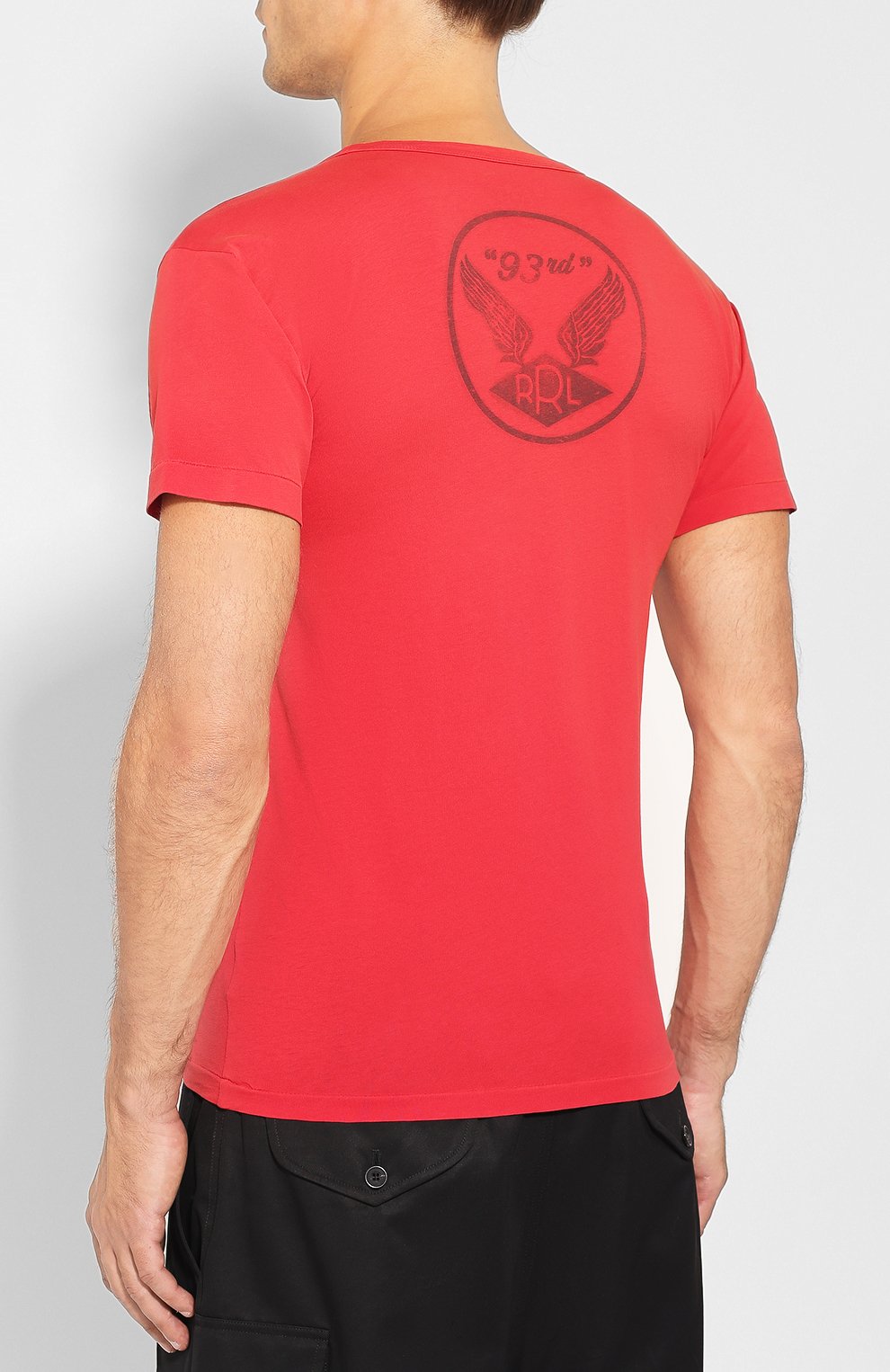Хлопковая футболка RRL, арт. 782733365, фото 4