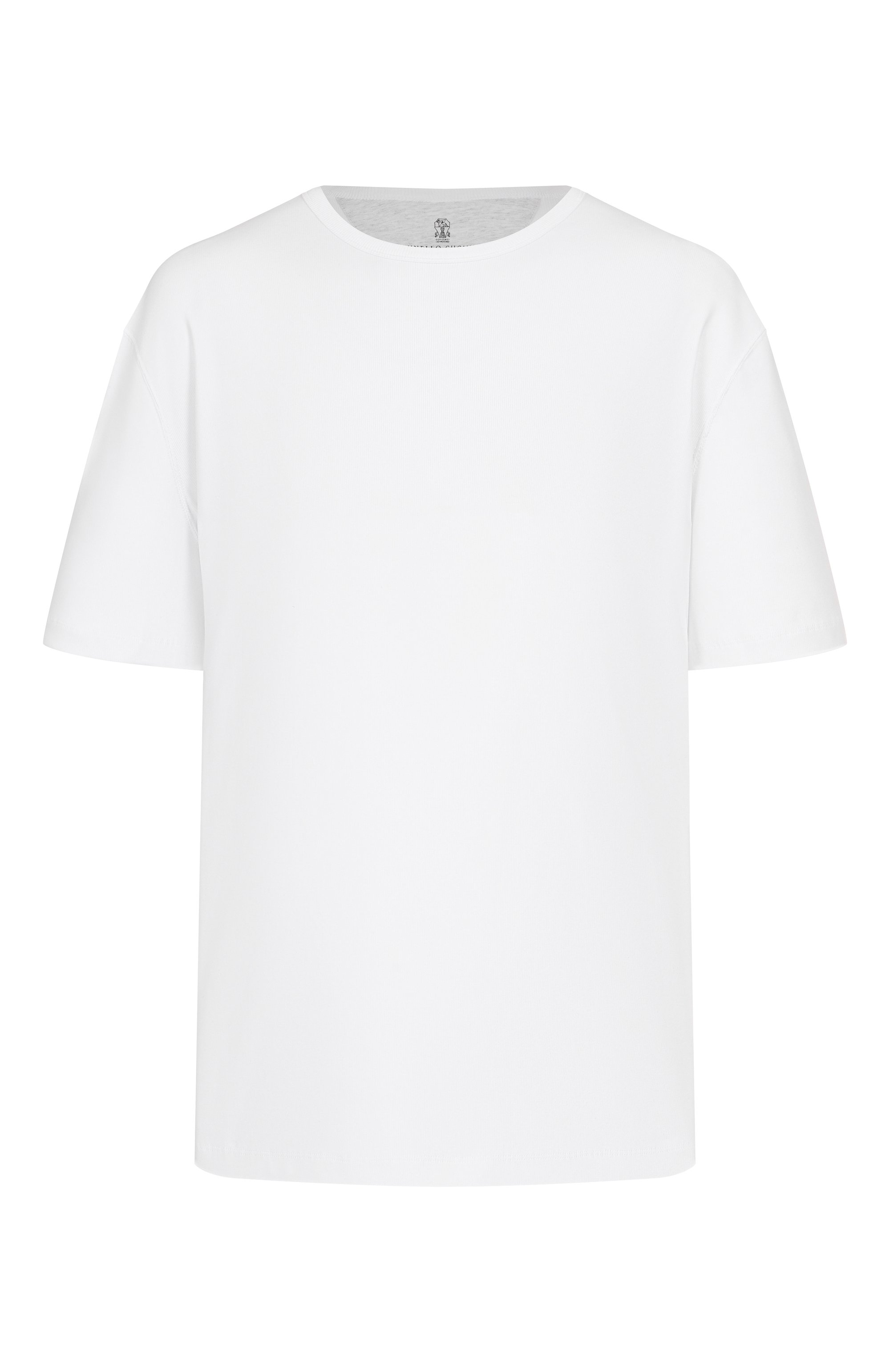 Футболка из вискозы и хлопка BRUNELLO CUCINELLI, арт. MR8061336W, фото 1