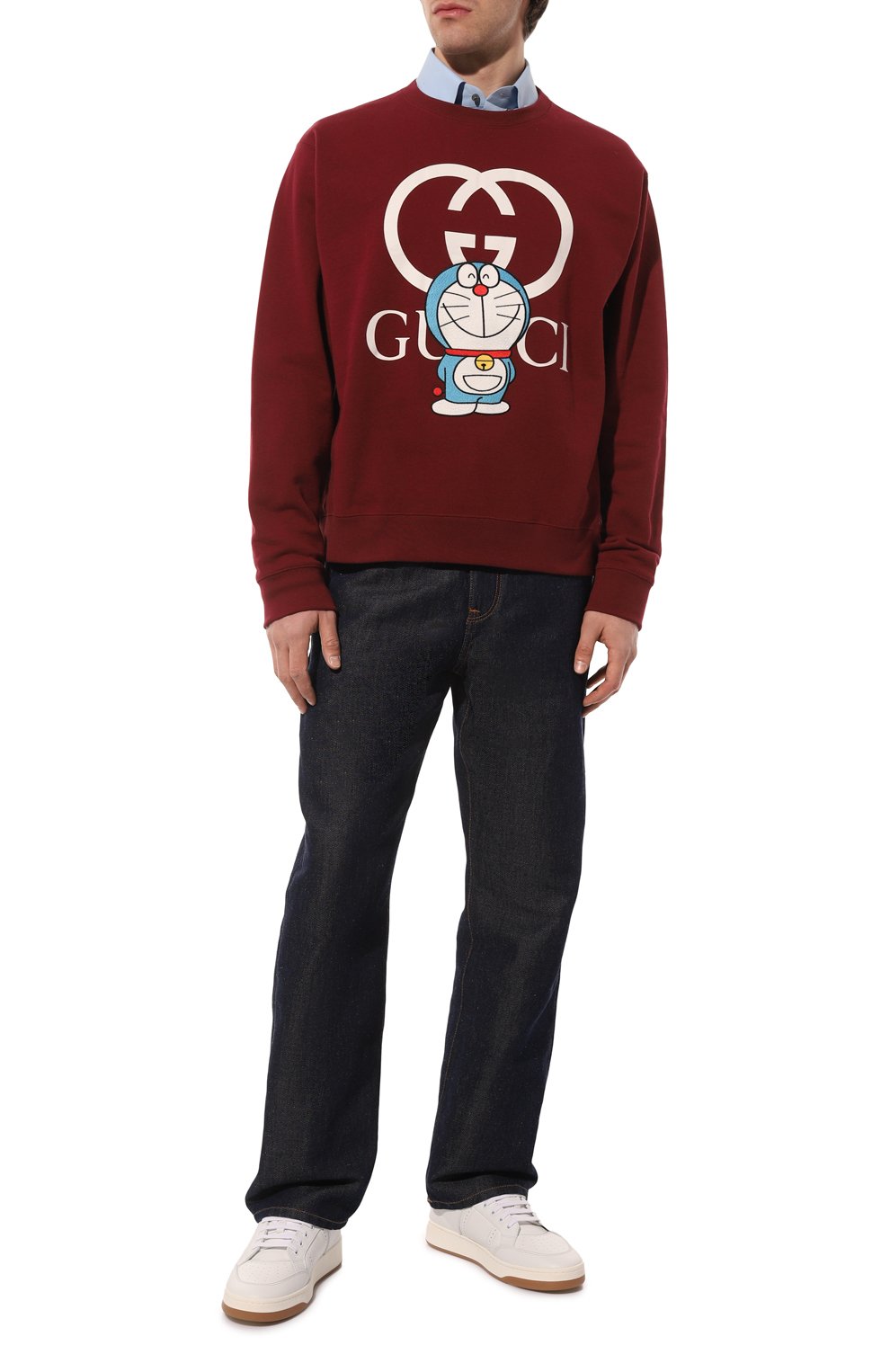 Хлопковый свитшот doraemon x gucci  GUCCI, арт. 626990 XJDE1, фото 2