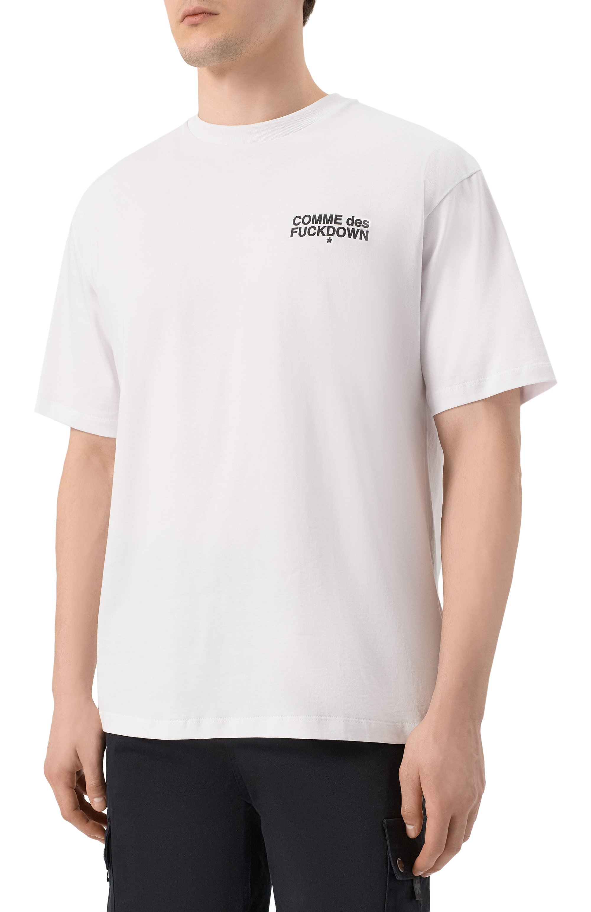 Хлопковая футболка COMME DES FUCKDOWN, арт. CFABM01506, фото 3