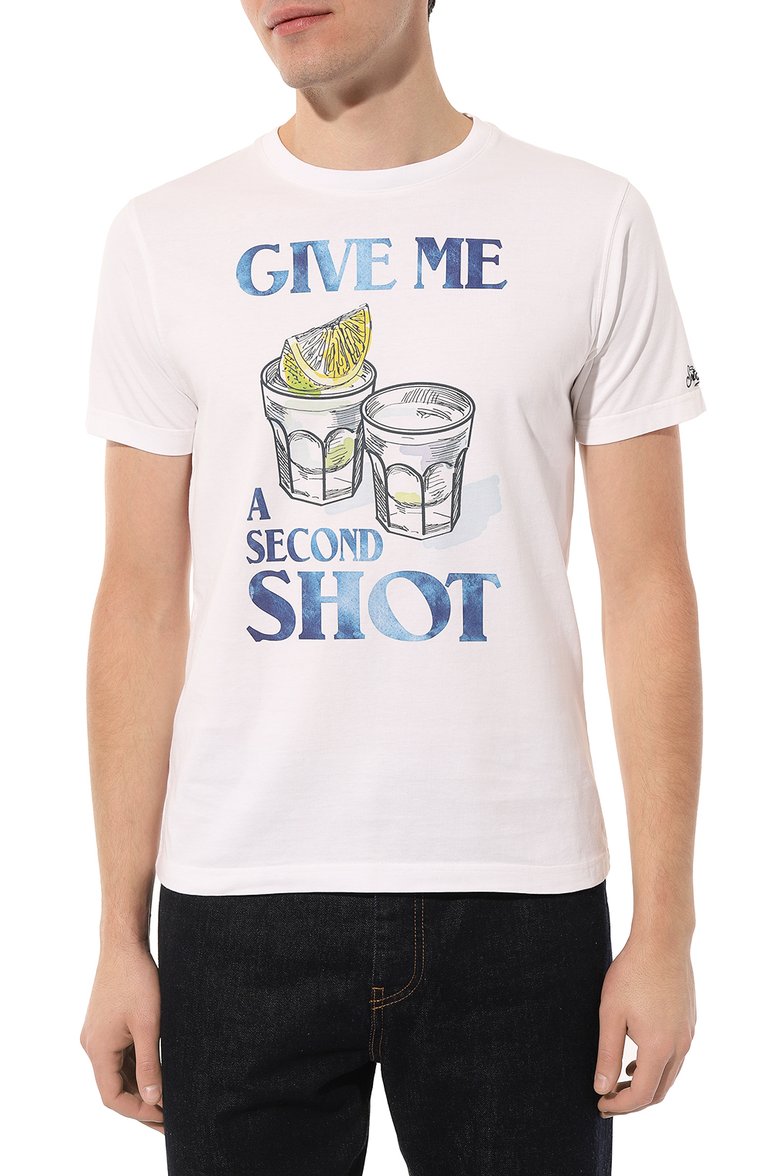 Мужская хлопковая футболка MC2 SAINT BARTH белого цвета, арт. STBM/TSHIRT MAN/07185D | Фото 3 (Рукава: Короткие; Материал внешний: Хлопок; Длина (для топов): Стандартные; Кросс-КТ: Пляж, Джерси; Принт: С принтом; Стили: Спорт-шик; Мужское Кросс-КТ: Футболка-одежда; Автоматизация ТО: Проставлено; Автоматизация состава: Проставлено; Детали: Без декора)