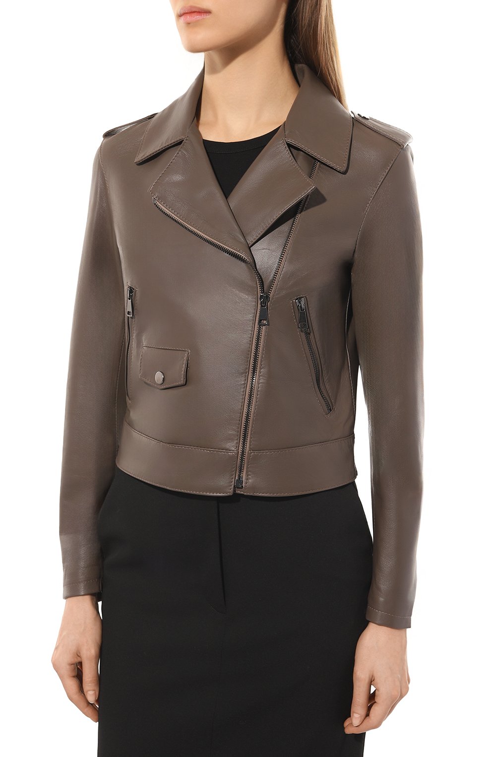 Кожаная куртка SIMONETTA RAVIZZA, арт. S04JA235L16/TS/063, фото 3