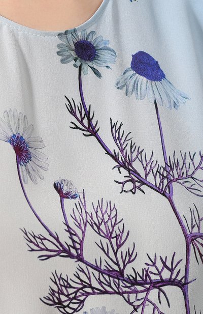 Шелковое платье STELLA MCCARTNEY синего цвета по цене 121500 руб., арт. 600163/S0A10, фото 5 Шелковое платье STELLA MCCARTNEY, арт. 600163/S0A10, фото 5