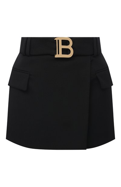 Женская шерстяная юбка BALMAIN, арт. VF14014/167L