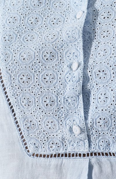 Льняная блузка 120% LINO, арт. P0W1966/B317/000, фото 5