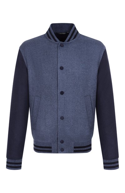 Мужской бомбер и шерсти и кашемира ZILLI, арт. DBL005M024450034U