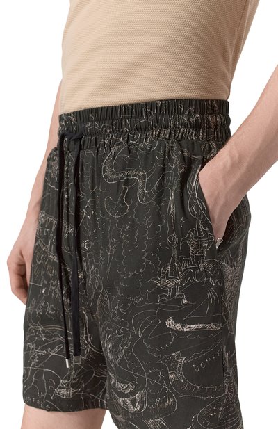 Шорты DOMREBEL черного цвета по цене 37550 руб., арт. UT0PIA/SH0RTS, фото 5 Шорты DOMREBEL, арт. UT0PIA/SH0RTS, фото 5