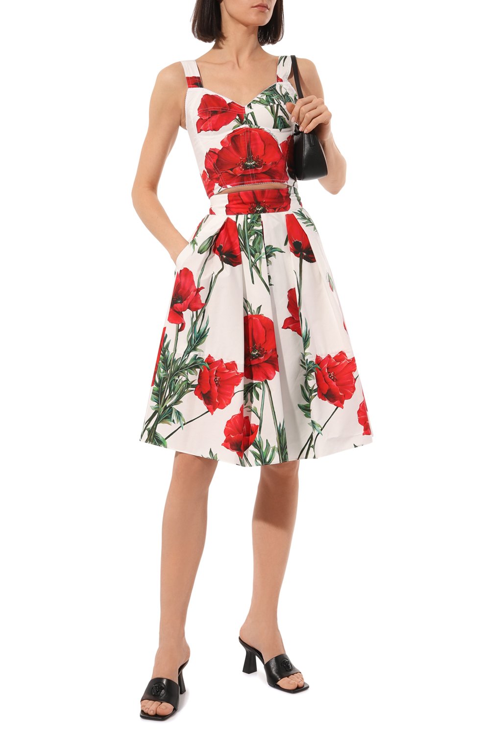 Хлопковая юбка DOLCE & GABBANA, арт. F4CLQT/HS5NN, фото 2