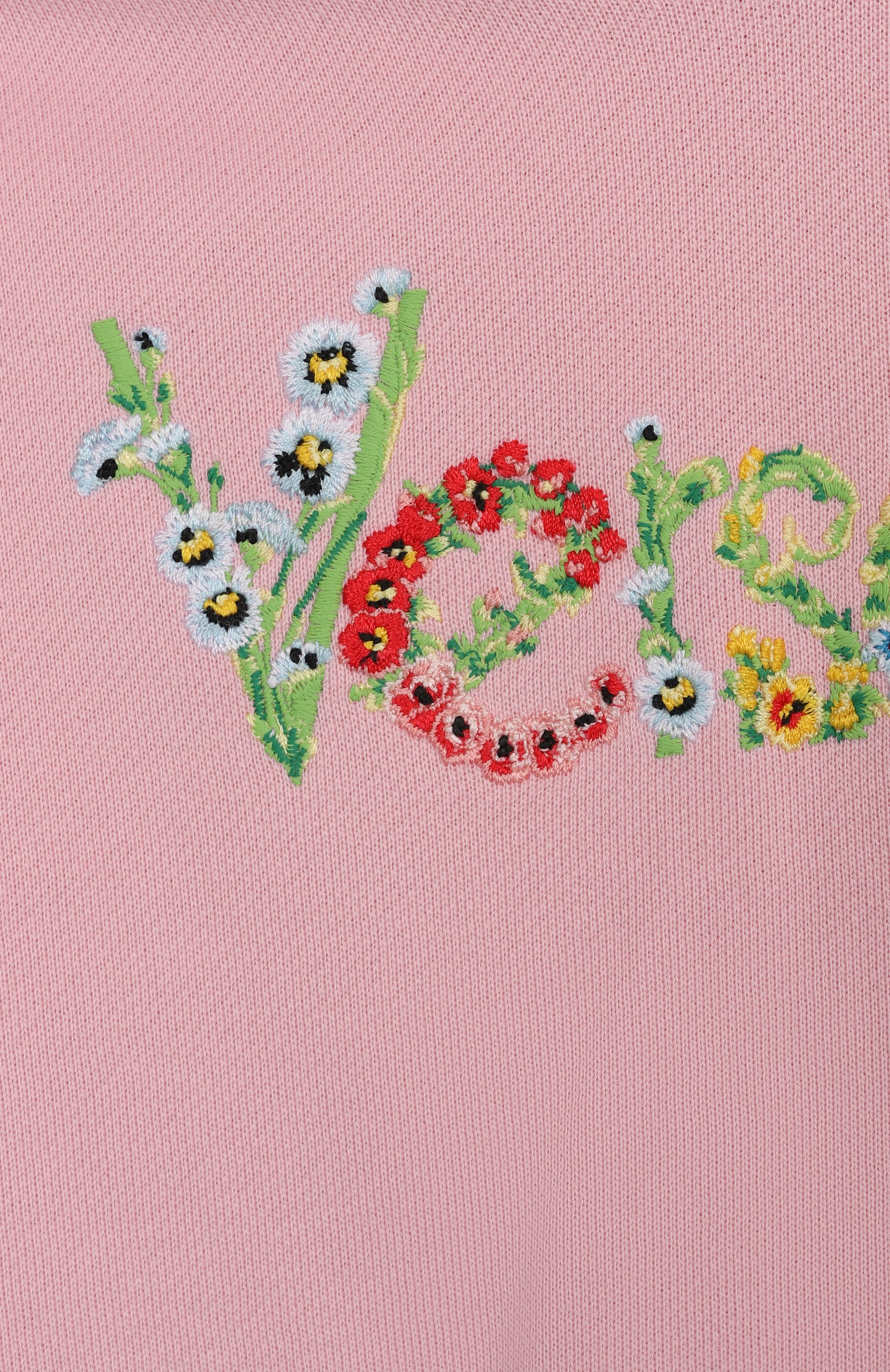 Хлопковое худи VERSACE, арт. 1018556/1A13050, фото 3