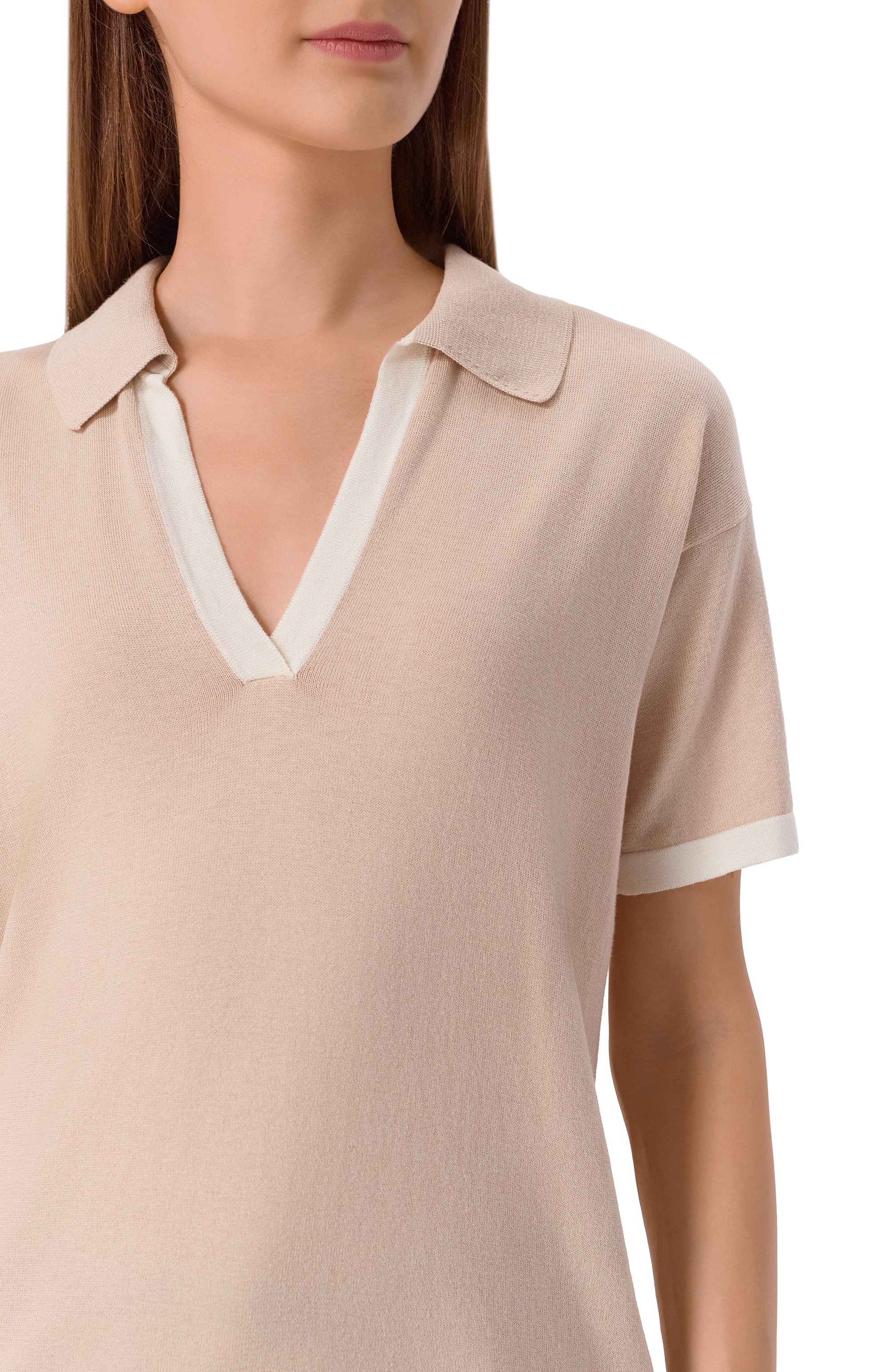 Поло из шелка и хлопка MVST, арт. WS61-612MU, фото 5