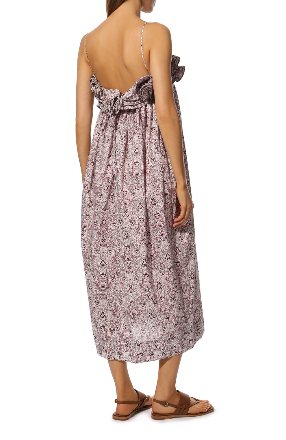Хлопковое платье NACKIYE, арт. MILKPUDDING MAXI DRESS, фото 4