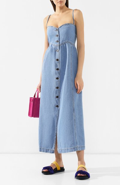 Джинсовое платье NANUSHKA, арт. KAIA_80`S WASH_DENIM, фото 2