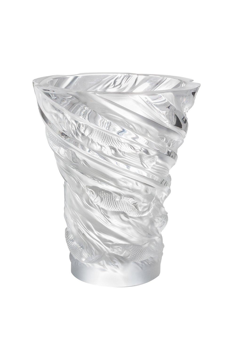 Ваза carpe LALIQUE прозрачного цвета по цене 952500 руб., арт. 10672000, фото 1 Ваза carpe LALIQUE, арт. 10672000, фото 1