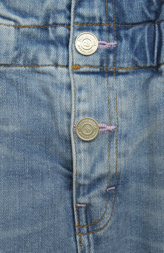 Джинсовая юбка Scotch and Soda Голубой, фото 3