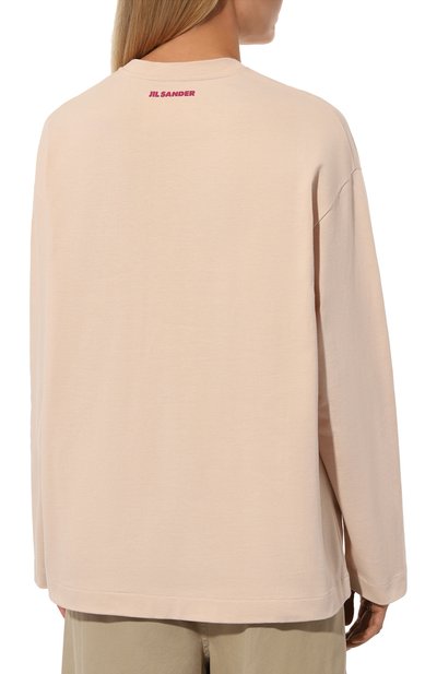 Хлопковый лонгслив JIL SANDER, арт. J03GC0120/J20219, фото 4