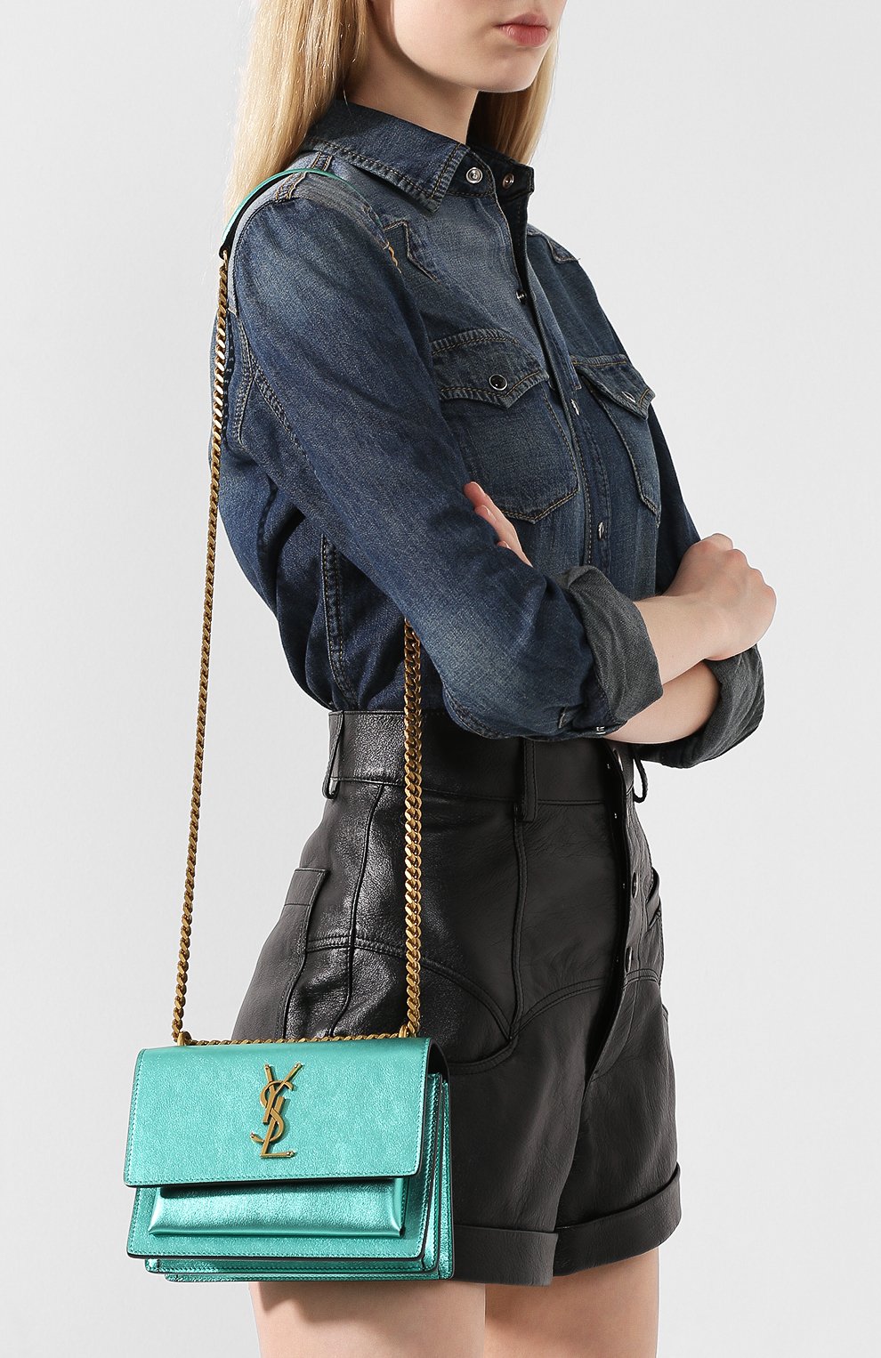 Сумка sunset SAINT LAURENT, арт. 441972/09E0W, фото 5