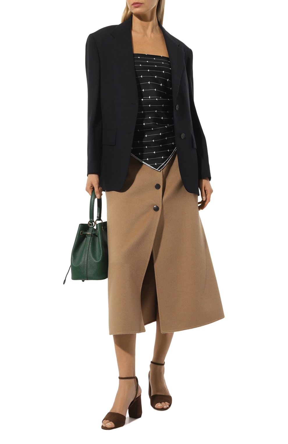 Шелковый платок PRADA, арт. 1FF001-2DTR-F0967, фото 3