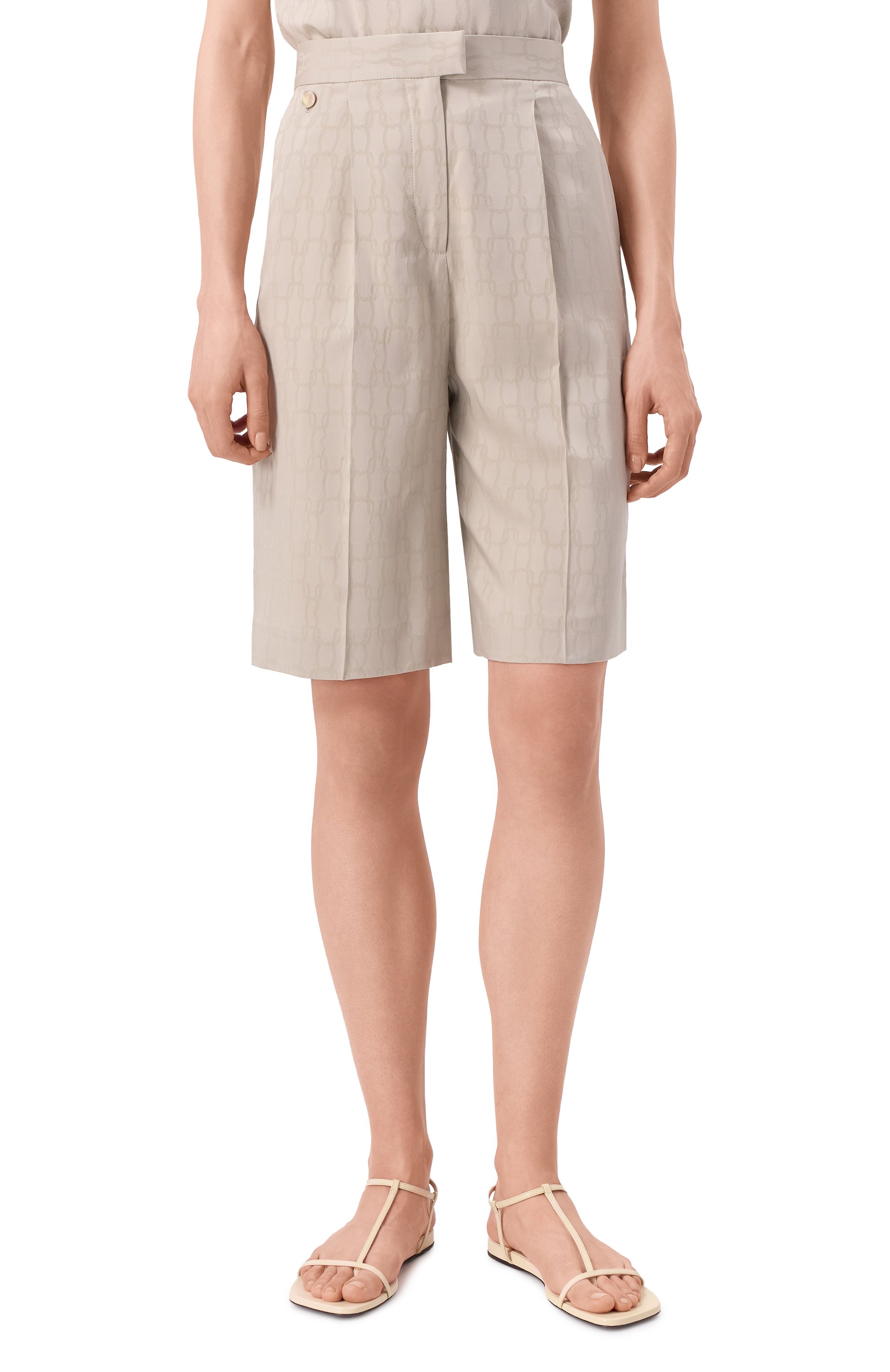 Шорты из вискозы и шелка AGNONA, арт. T80702/J5008, фото 3