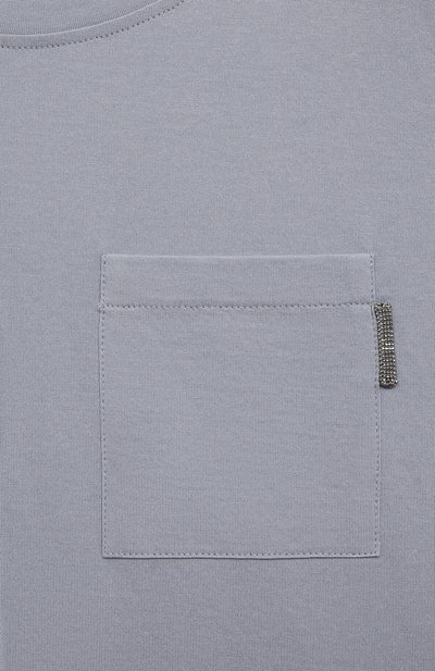 Хлопковая футболка BRUNELLO CUCINELLI, арт. B0A45T047C, фото 3