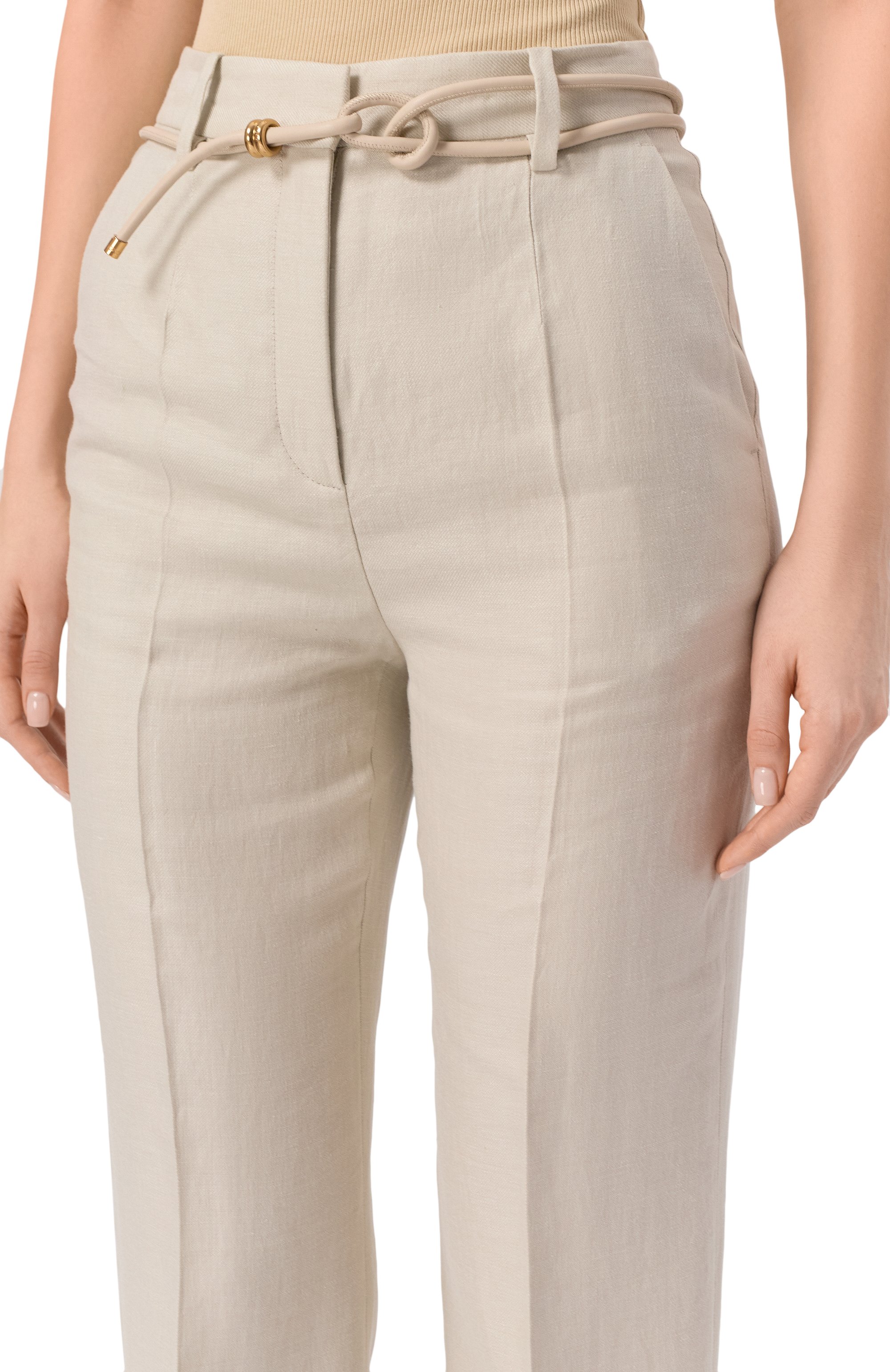 Льняные брюки AGNONA, арт. T70903/U3014, фото 5