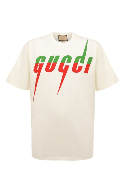 Хлопковая футболка GUCCI, арт. 565806 XJAZY, фото 1