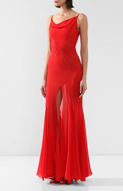 Шелковое платье ALESSANDRA RICH, арт. FAB1880U-F2060, фото 3