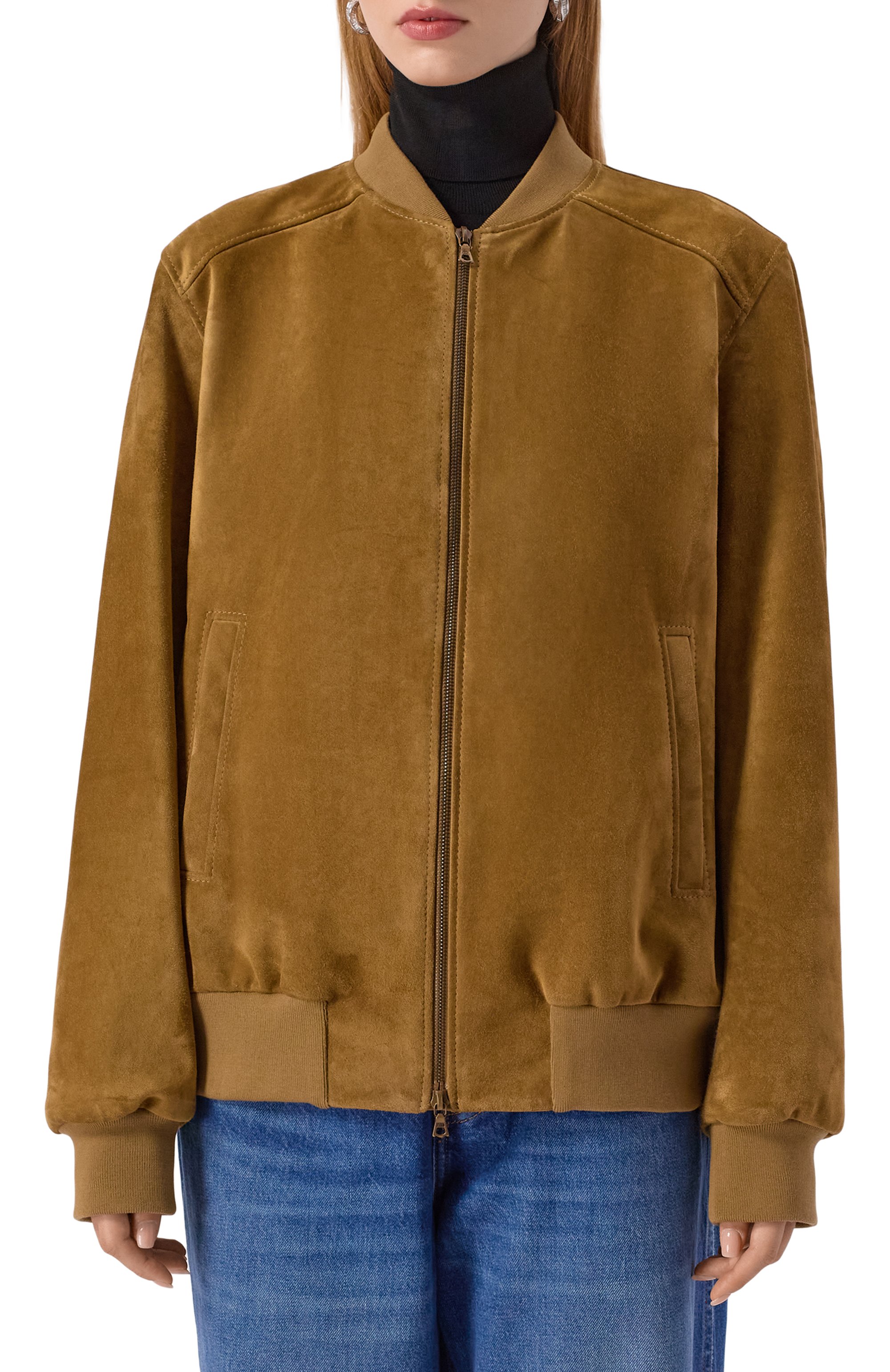 Замшевый бомбер MASLOV, арт. SMB01, фото 3