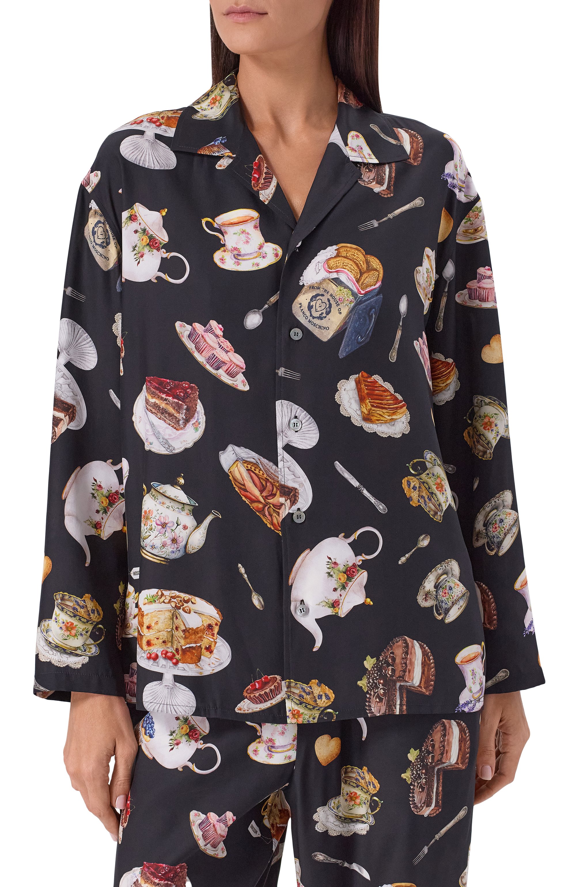 Шелковая рубашка MOSCHINO, арт. A0236/5559, фото 3