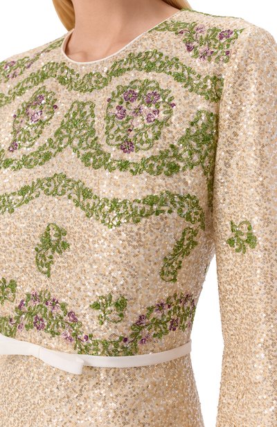 Платье с отделкой пайетками GIAMBATTISTA VALLI, арт. 25FWPVCA5182/35PAI, фото 4