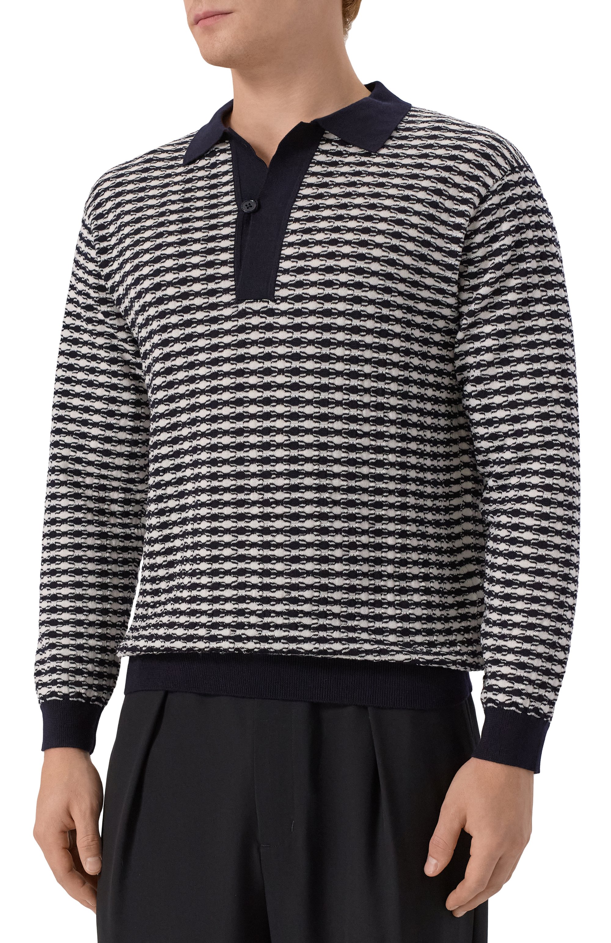 Шерстяное поло EMPORIO ARMANI, арт. EM003518/AF19833, фото 3