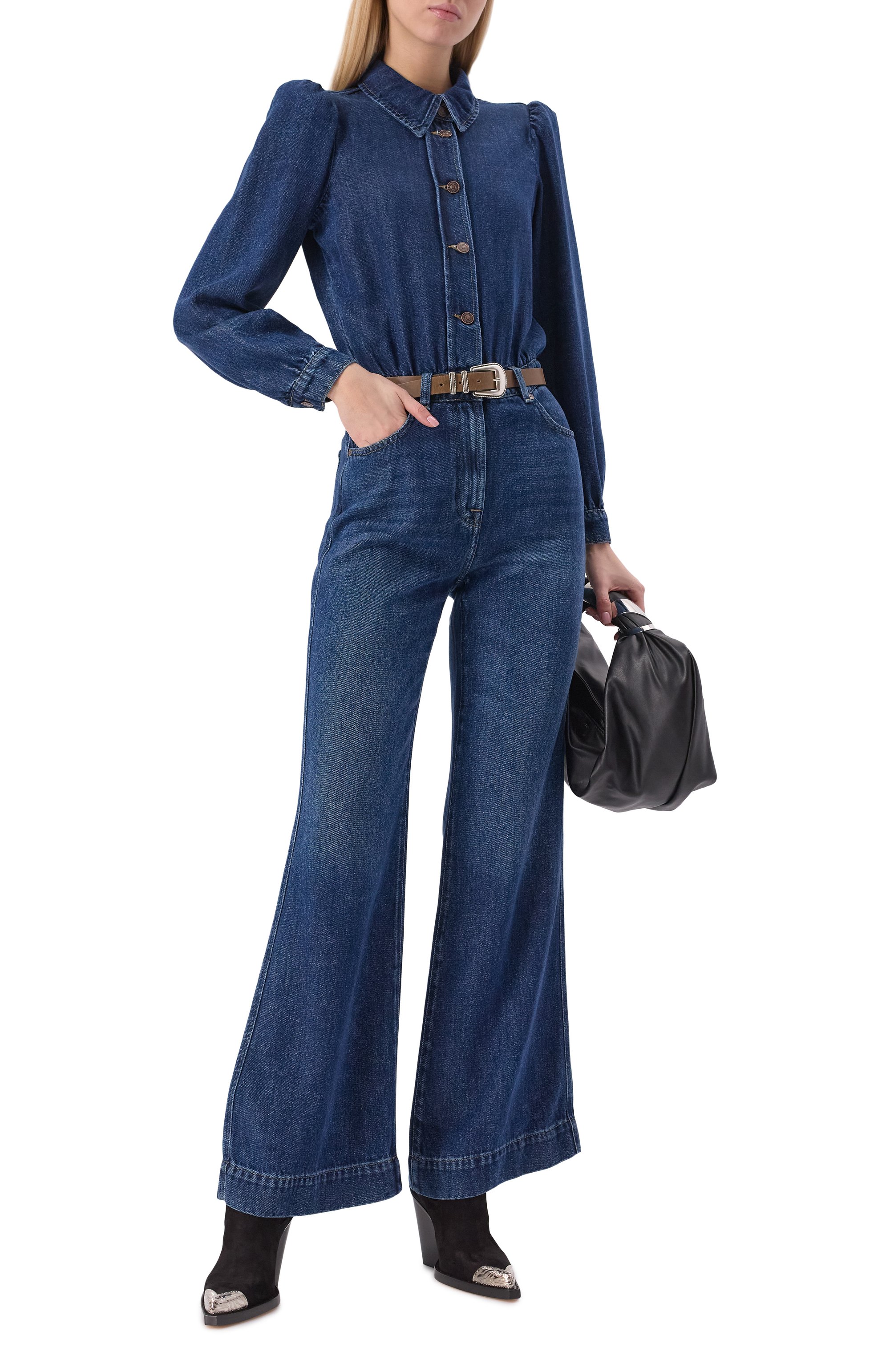 Джинсовый комбинезон 7 FOR ALL MANKIND, арт. JSUSC860G0, фото 2