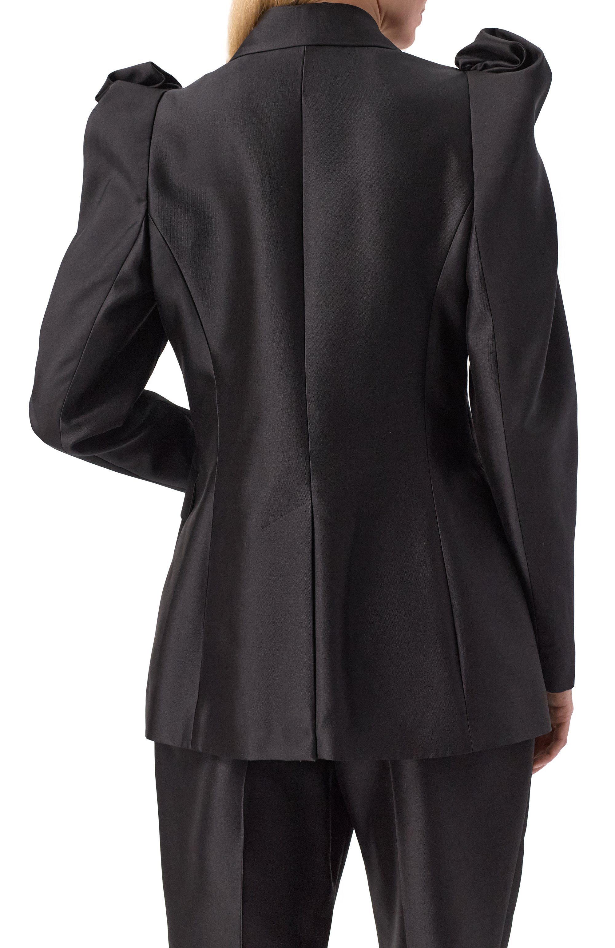 Жакет из шерсти и шелка ZIMMERMANN черного цвета по цене 327500 руб., арт. 2135JR251, фото 4 Жакет из шерсти и шелка ZIMMERMANN, арт. 2135JR251, фото 4