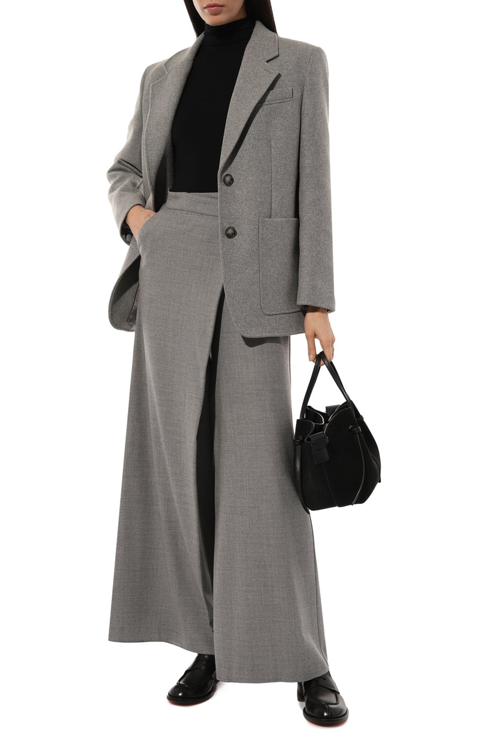 Жакет BOSS серого цвета по цене 47900 руб., арт. 50530891, фото 2 Жакет BOSS, арт. 50530891, фото 2