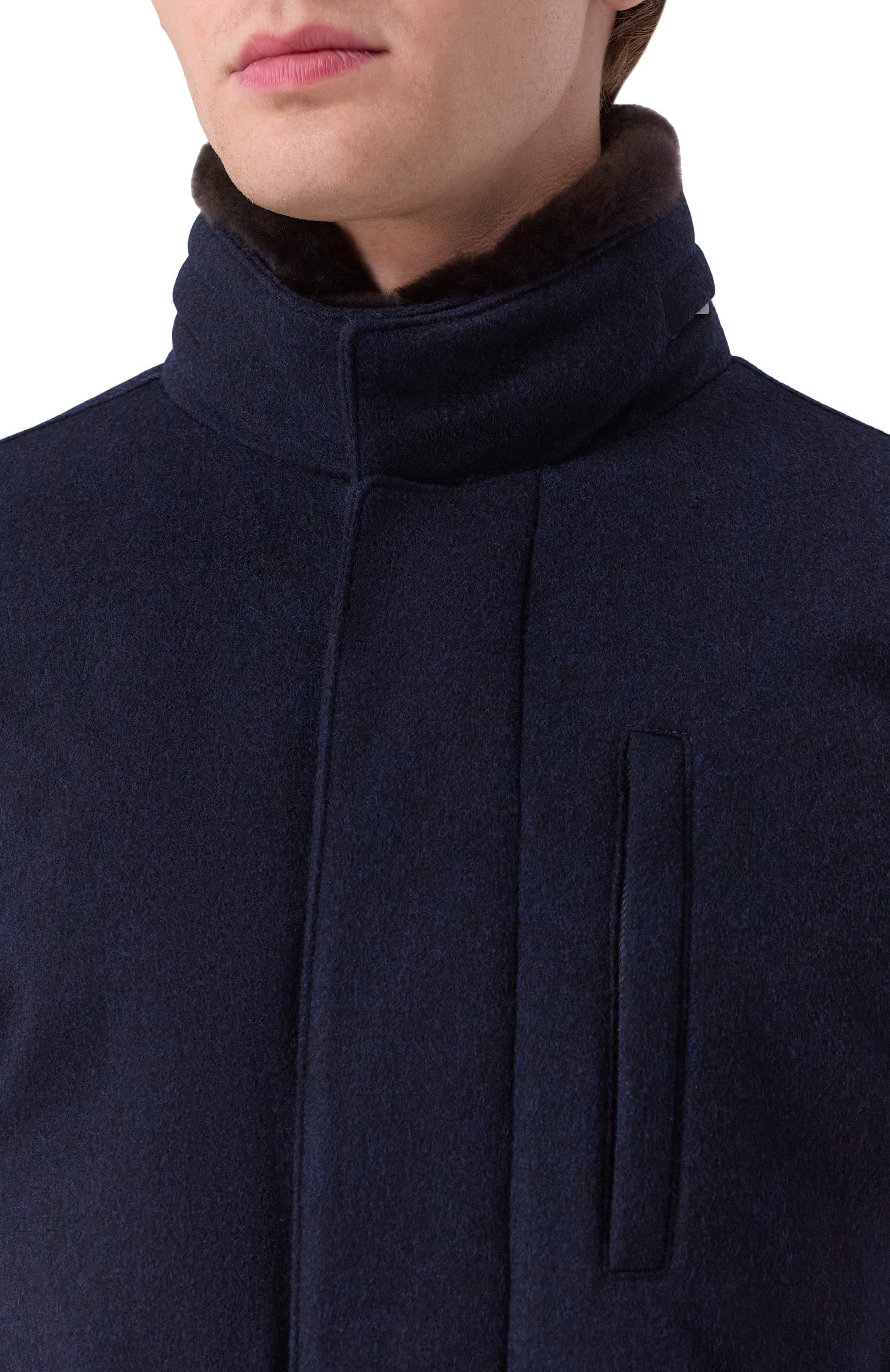 Куртка с воротником из бобра ANDREA CAMPAGNA, арт. M0D/C0NN0R/052592GQ_SET, фото 5