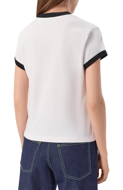 Хлопковая футболка OFF-WHITE, арт. 0WAA112S26JER001, фото 4