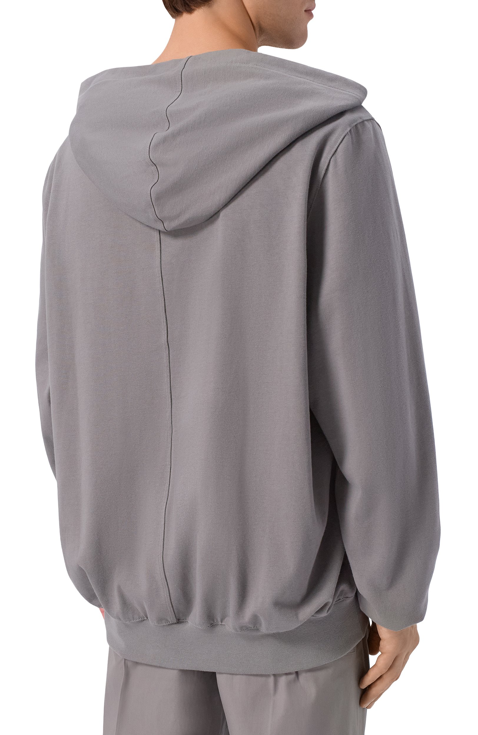 Хлопковое худи RICK OWENS, арт. RU02F4281/BA, фото 4