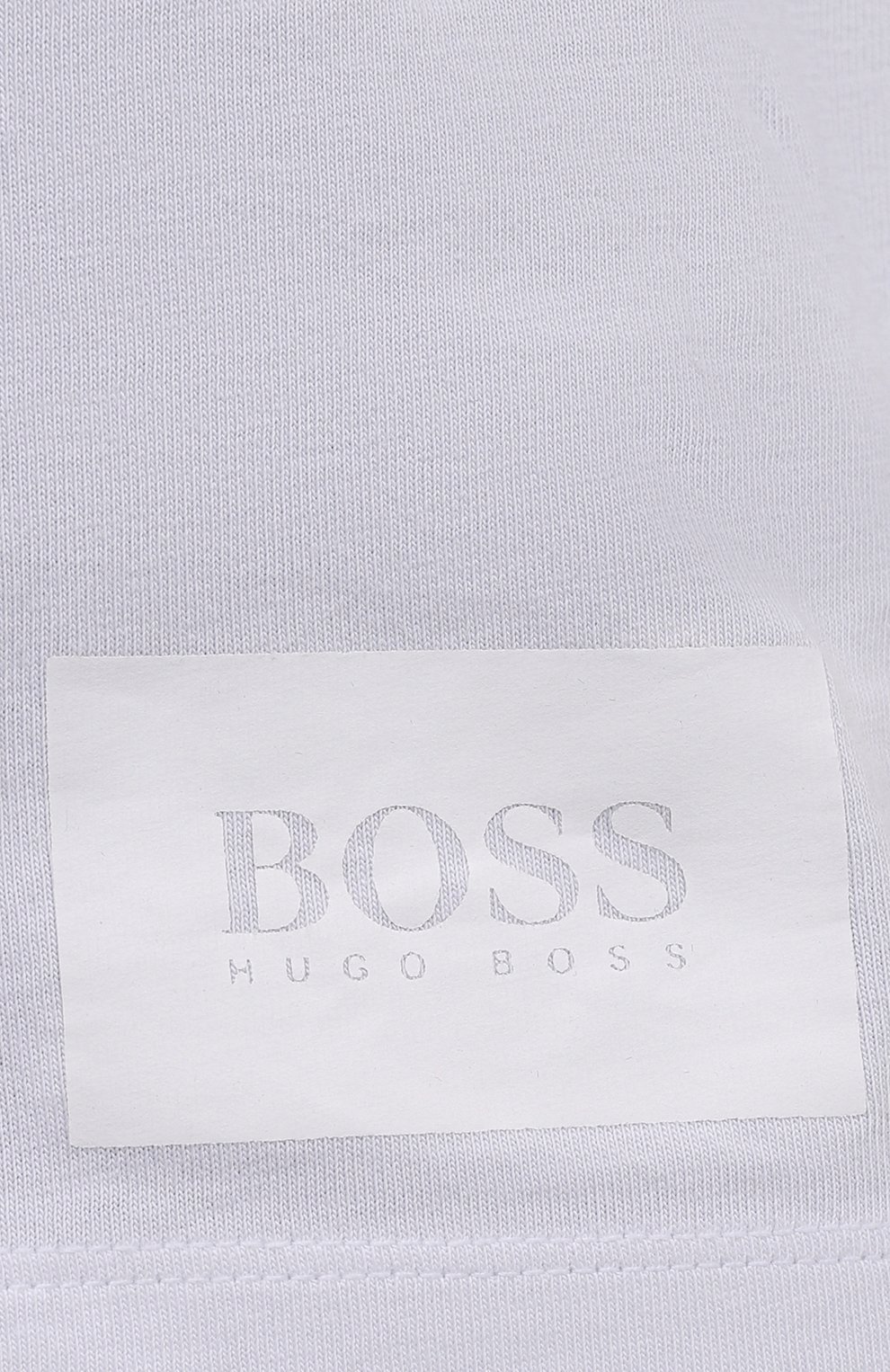 Хлопковая футболка BOSS белого цвета по цене 10900 руб., арт. 50454553, фото 5 Хлопковая футболка BOSS, арт. 50454553, фото 5