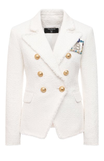 Женский хлопковый жакет BALMAIN, арт. VF17110/C270