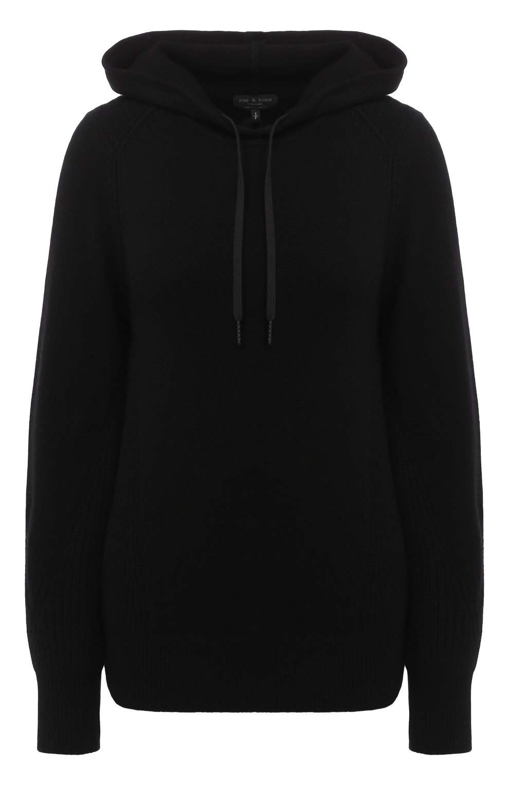 Кашемировое худи RAG AND BONE черного цвета по цене 49950 руб., арт. WAS20FS0388L38, фото 1 Кашемировое худи RAG AND BONE, арт. WAS20FS0388L38, фото 1
