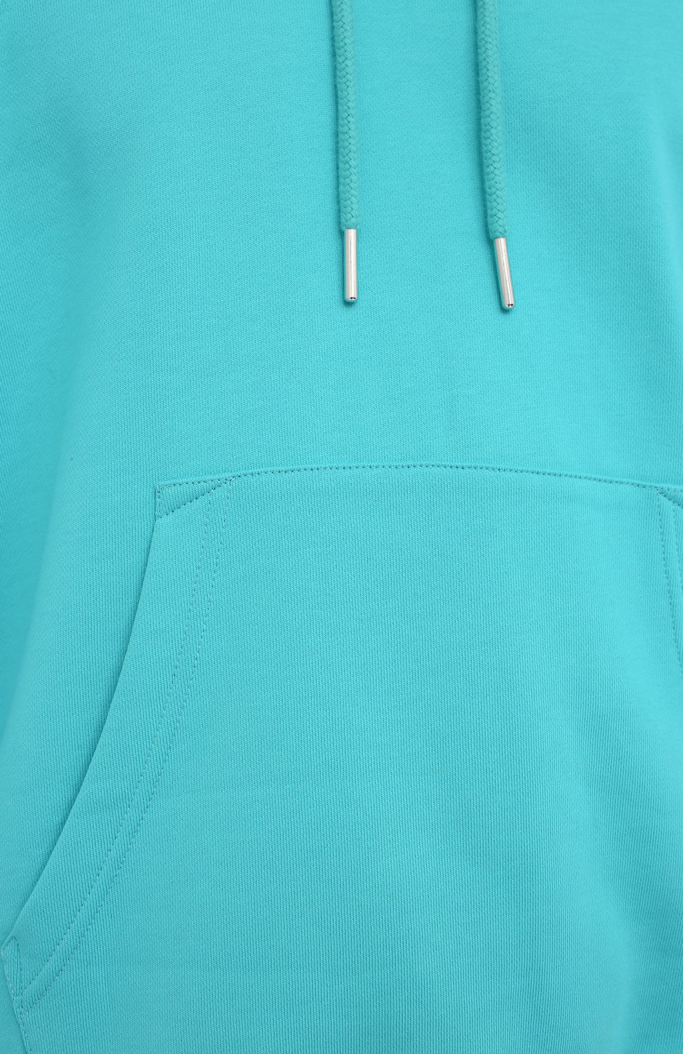 Хлопковое худи DIESEL бирюзового цвета по цене 14750 руб., арт. 00SH9M/0BAZC, фото 5 Хлопковое худи DIESEL, арт. 00SH9M/0BAZC, фото 5